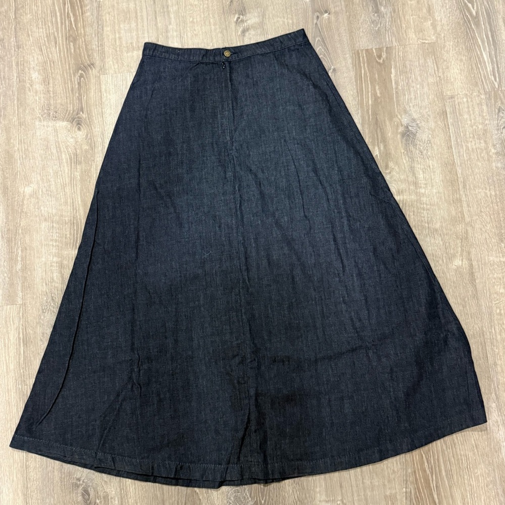 Nili lotan Astrid denim skirt 32 nwt maxi - Picture 2 of 10